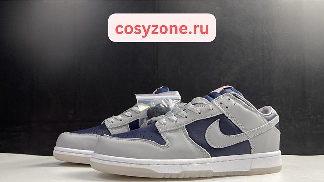 Nike Dunk Low College Navy Grey (Women's) DD1768-400 - 1