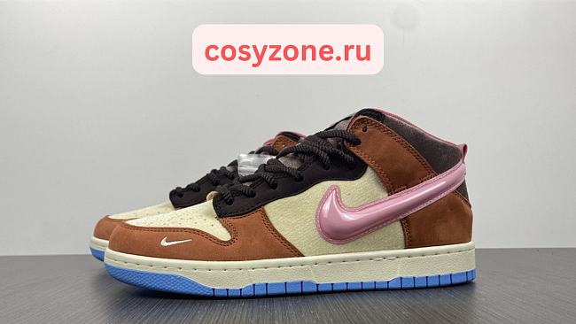 Nike Dunk Mid x Social Status Chocolate Milk 2021 DJ1173700 - 1