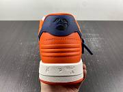 Off White Out Of Office Calf Leather Trainer Orange/Blue 00082785 - 6