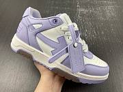 OFF-WHITE Out Of Office Calf Leather White Lilac (Women's) OWIA259F22LEA0010136 - 3