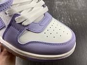 OFF-WHITE Out Of Office Calf Leather White Lilac (Women's) OWIA259F22LEA0010136 - 2