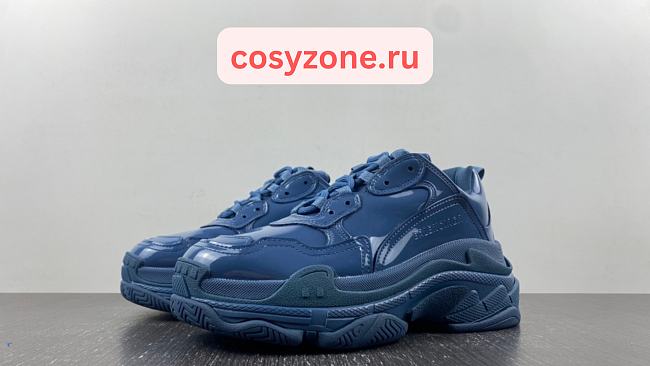 BALENCIAGA Triple S Rubber Sneaker 734954-W2PAA-4000 - 1