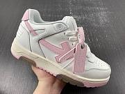 OFF-WHITE Out Of Office Calf Leather White Fuchsia (Women's) OWIA259S23LEA0010132 - 4