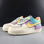 Nike Air Force 1 Pale Ivory Gold Purple CI0919-101 - 1