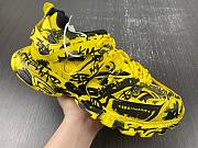 BALENCIAGA TRACK GRAFFITI SNEAKER IN YELLOW 542023W3RRA7810 - 3