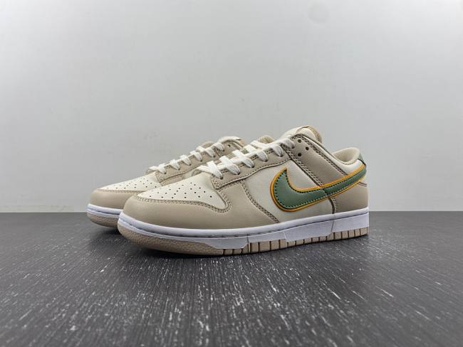 Nike Dunk Low Pale Ivory Oil Green (Women's) FQ6869-131 - 1