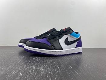 Air Jordan 1 Low Court Purple Tropical Twist 553558-154