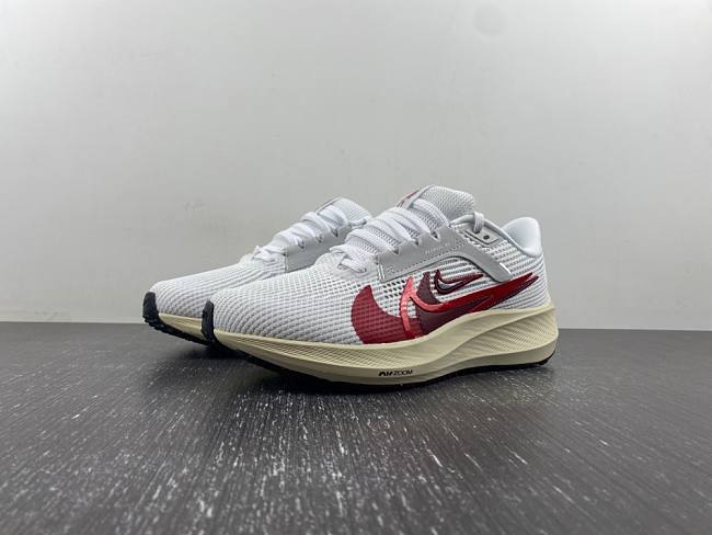 Nike Pegasus 40 Premum White Team Red (Women's) FB7703-100 - 1