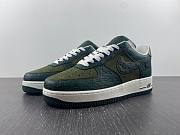 Louis Vuitton x Nike Air Force 1 Green Suede  - 1