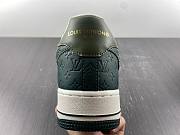 Louis Vuitton x Nike Air Force 1 Green Suede  - 2