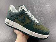 Louis Vuitton x Nike Air Force 1 Green Suede  - 3