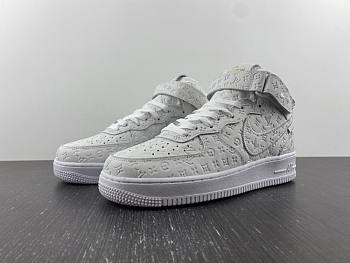 NIKE AIR FORCE 1 MID X LOUIS VUITTON BY VIRGIL ABLOH WHITE MS0222