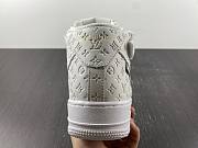 NIKE AIR FORCE 1 MID X LOUIS VUITTON BY VIRGIL ABLOH WHITE MS0222 - 6