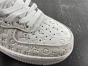 NIKE AIR FORCE 1 MID X LOUIS VUITTON BY VIRGIL ABLOH WHITE MS0222 - 4