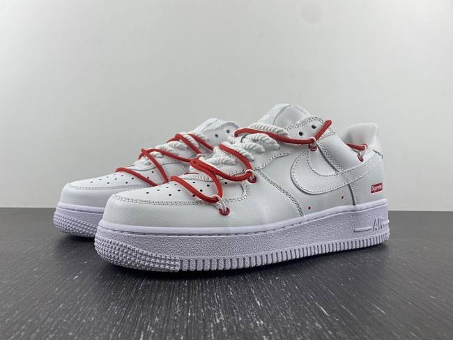 Nike Air Force 1 Low Supreme Special Edtion CU9225 100 - 1