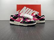 Nike Dunk Low Black White Pink Multi Color FD4623-134 - 4