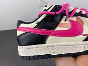 Nike Dunk Low Black White Pink Multi Color FD4623-134 - 2