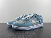 Nike Dunk Low Retro Fleece Swoosh Worn Blue FB1871-011 - 1