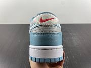 Nike Dunk Low Retro Fleece Swoosh Worn Blue FB1871-011 - 6