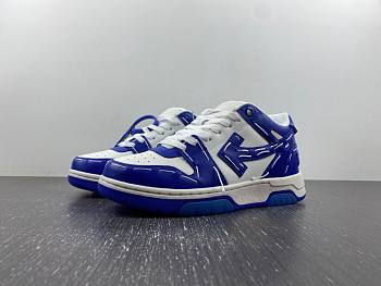 OFF-WHITE Out Of Office Sartorial Stitching White Dark Blue OMIA189S23LEA0140148