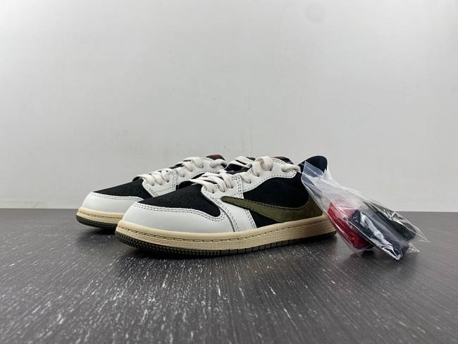 Air Jordan 1 Retro Low OG SP Travis Scott Olive (PS) DZ5909-106 - 1