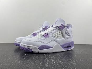 Air Jordan 4 White Purple Oreo CT8527-115 