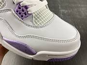 Air Jordan 4 White Purple Oreo CT8527-115  - 2