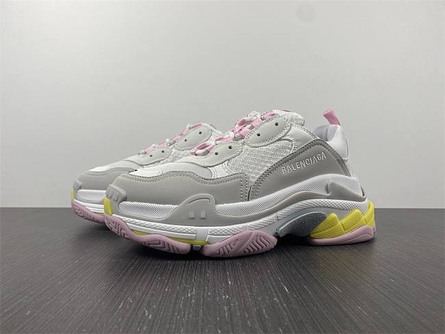 Balenciaga Triple S White Yellow (Women's) 524039W2FW47541 - 1