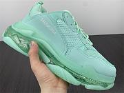 Balenciaga Triple S Clear Sole Green (Women's) 544351W2GA14500 - 3