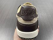 A Bathing Ape Bape SK8 Sta Brown Ivory 1H80-191-013 - 6