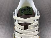 A Bathing Ape Bape SK8 Sta Grey Mustard Yellow 001FWH801007_GRN_A - 3