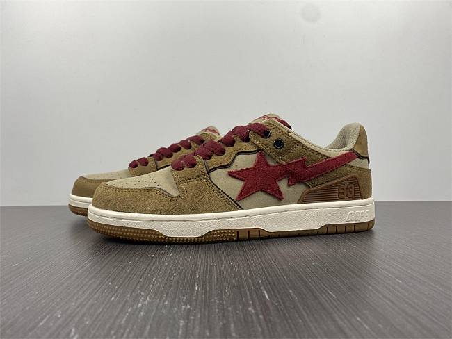 A Bathing Ape Bape SK8 Sta Brown Orange 001FWH801021_BLK_A - 1