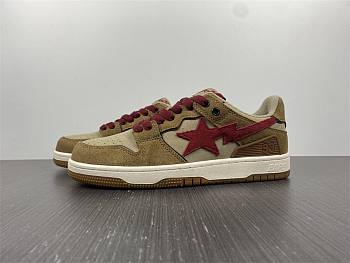 A Bathing Ape Bape SK8 Sta Brown Orange 001FWH801021_BLK_A