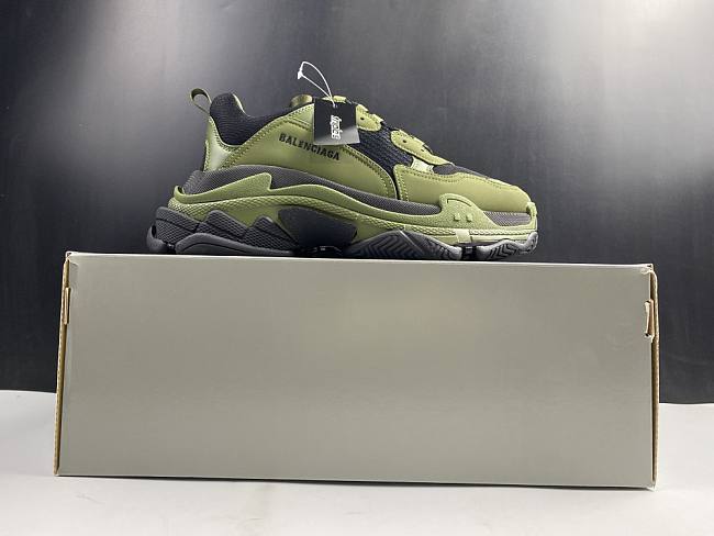 Balenciaga Triple S Dark Green Black 536737W2CA11033 - 1