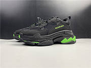 Balenciaga Triple S Black Fluo Green 536737W3BK11035 - 1