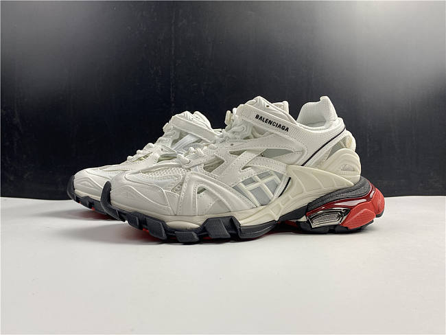 Balenciaga Track.2 White Red 568614W2GN39610 - 1