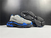 Balenciaga Triple S Sneaker 'Grey Blue Black' 536737W06N19018 - 4