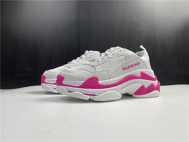 Balenciaga Triple S Fluo Pink White (Women's) 524039W2CA35390 - 1