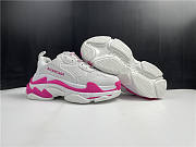 Balenciaga Triple S Fluo Pink White (Women's) 524039W2CA35390 - 4