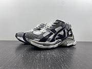 Balenciaga Runner Panelled Sneakers In Grey 772774-W3RNY-9012 - 1