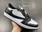 LV x Fragment x Travis Scott x Air Jordan 1 Low Black White DL2211-001 - 2