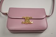 CELINE MINI CLAUDE IN LIZARD LIGHT PINK 10I514EB4.24LP - 5