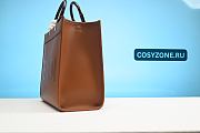 FENDI Sunshine leather tote Saddle Brown 8BH386ABVL_F0PWZ - 3