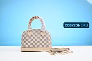 Louis Vuitton Alma BB Beige Damier Azur Cream Bag - 1