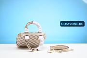 Louis Vuitton Alma BB Beige Damier Azur Cream Bag - 4