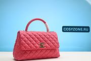 Chanel Timeless Handle Small Caviar Pink 2366 - 1