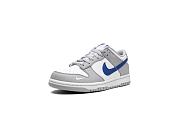 Nike Dunk Low Mini Swoosh Wolf Grey Game Royal (GS) FN3878-001 - 6