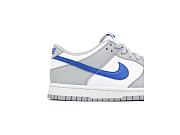 Nike Dunk Low Mini Swoosh Wolf Grey Game Royal (GS) FN3878-001 - 5