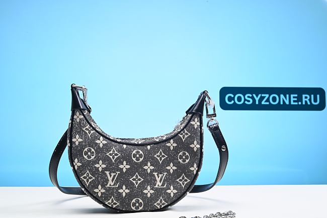 Louis Vuitton Denim Monogram Loop Shoulder Bag - 1