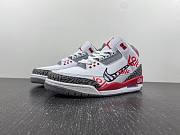 Air Jordan 3 Retro Nike Love Fire Red DN3707-161 - 1